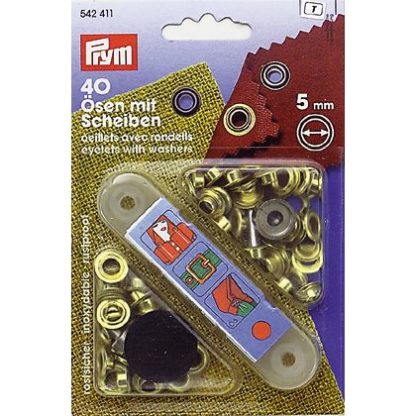 Ösen mit Scheiben