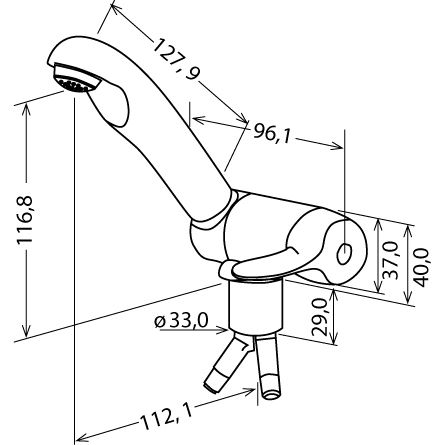 Einhebelmischer Keramik Style – Bild 2