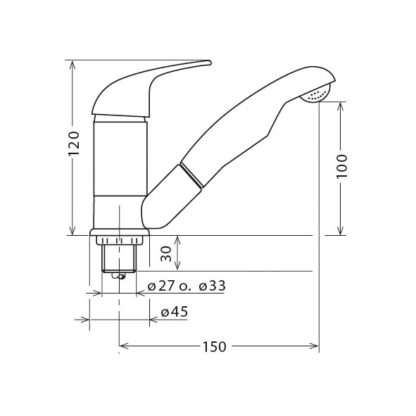 Einhebelmischer Kama Standard – Bild 2