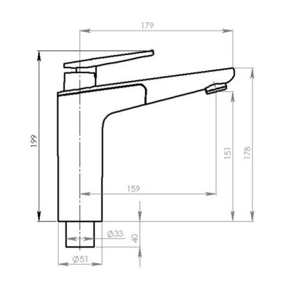 Einhebelmischer Keramik Vector – Bild 2